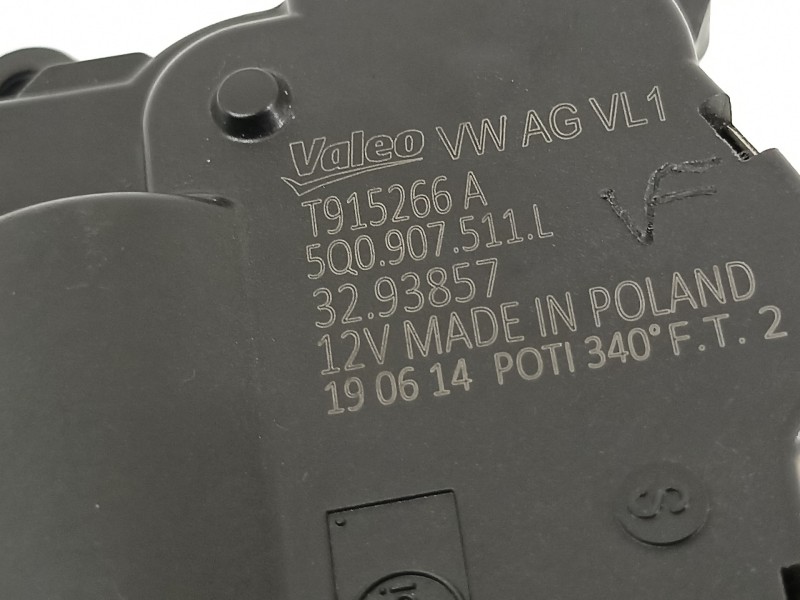 Recambio de motor apertura trampillas climatizador para volkswagen touran (1t3) advance referencia OEM IAM 5Q0907511L  
