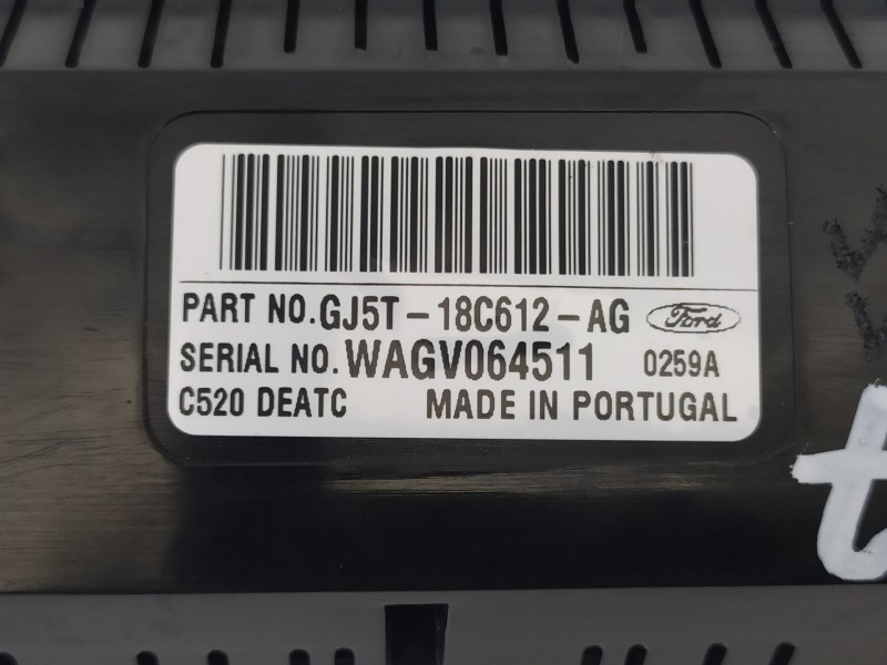 Recambio de mando climatizador para ford kuga (cbs) trend referencia OEM IAM GJ5T18C612AG WAGV064511 