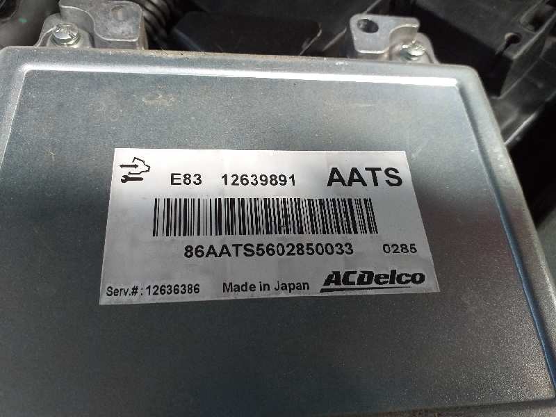 Recambio de centralita motor uce para opel astra j lim. sport referencia OEM IAM 12639891 86AATS5602850033 