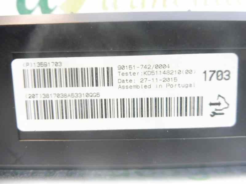 Recambio de modulo electronico para opel astra j sports tourer excellence referencia OEM IAM 13591703  