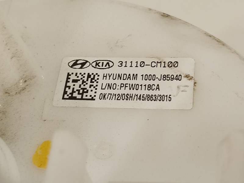 Recambio de bomba combustible para hyundai kona klass hybrid 2wd referencia OEM IAM 31110CM100 31120CM100 
