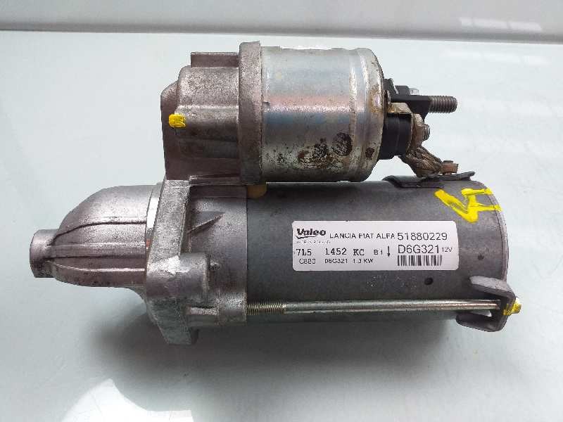 Recambio de motor arranque para fiat doblo ii (152) pop referencia OEM IAM 51880229 D6G321 7L5D6G321