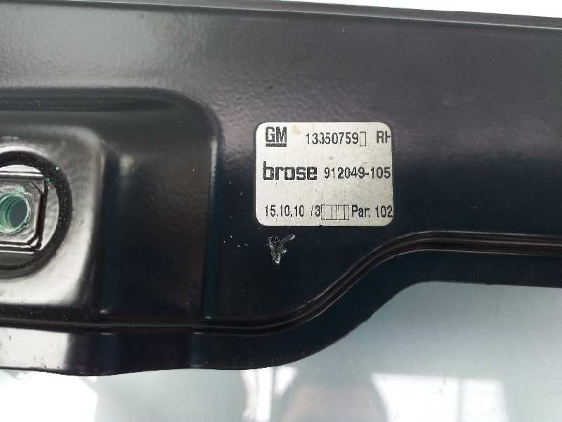 Recambio de elevalunas delantero derecho para opel astra j lim. sport referencia OEM IAM 13350759 912049105 20951582