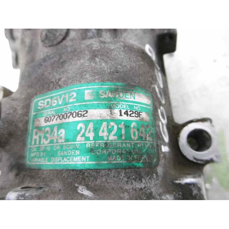 Recambio de compresor aire acondicionado para opel corsa c club referencia OEM IAM 24421642 SD6V12 