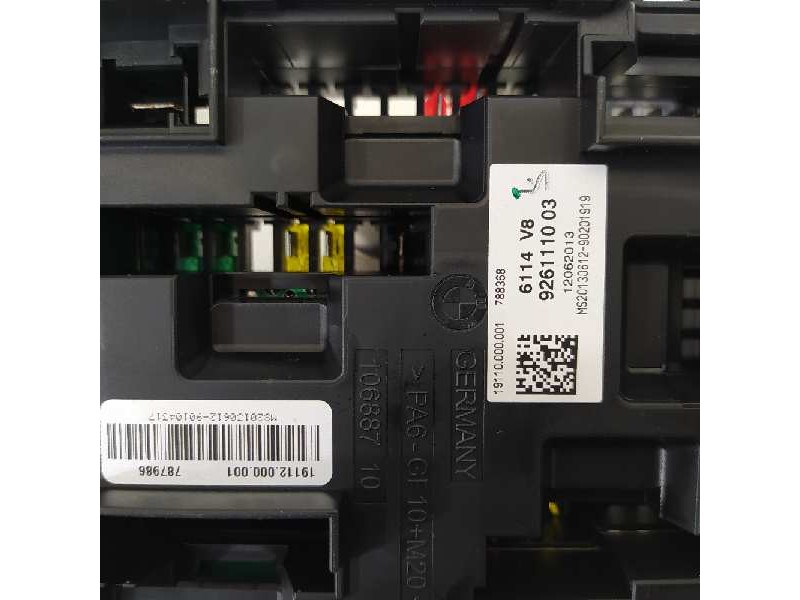 Recambio de caja reles / fusibles para bmw serie 3 lim. (f30) 320d referencia OEM IAM 61149261110  