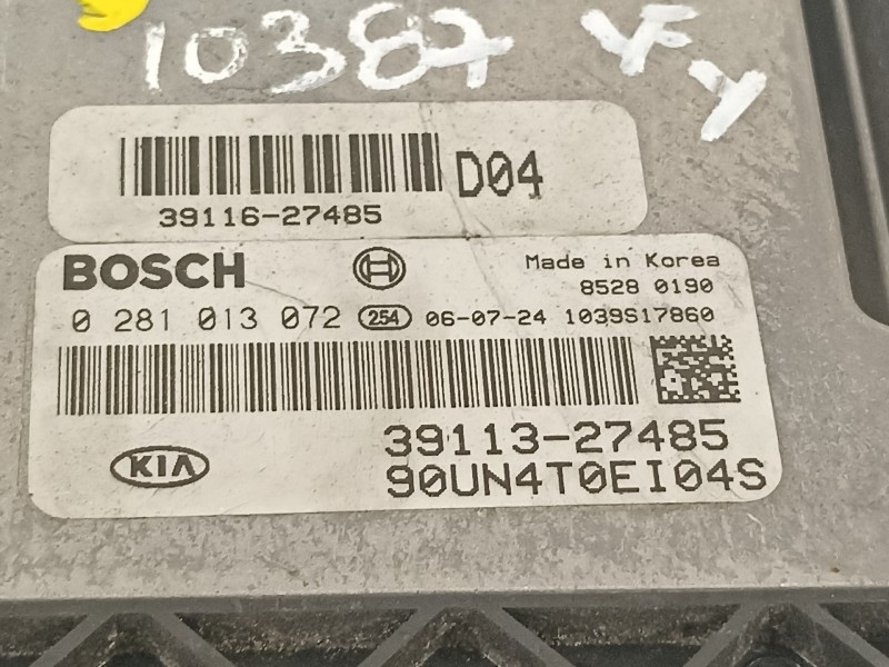 Recambio de centralita motor uce para kia carens (un) concept referencia OEM IAM 3911327485 0281013072 