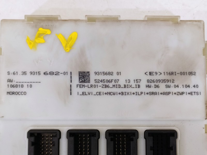 Recambio de caja reles / fusibles para bmw serie 3 lim. (f30) 320d referencia OEM IAM 6135931568201 931568201 524506F07