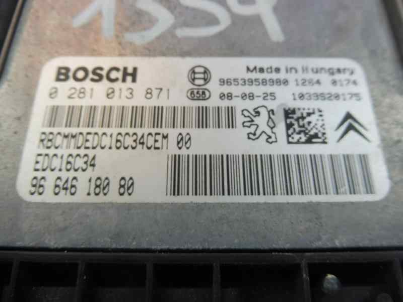 Recambio de centralita motor uce para peugeot partner kombi premium referencia OEM IAM 9664618080 0281013871 9653958980
