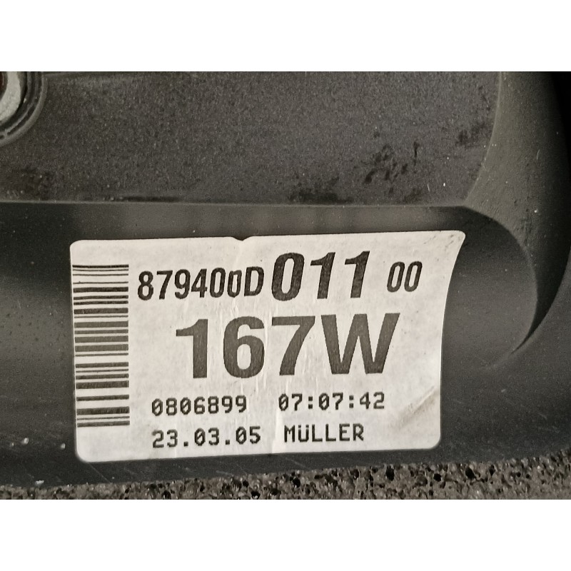 Recambio de retrovisor izquierdo para toyota yaris (ncp1/nlp1/scp1) 1.0 linea terra referencia OEM IAM 879400D01100  