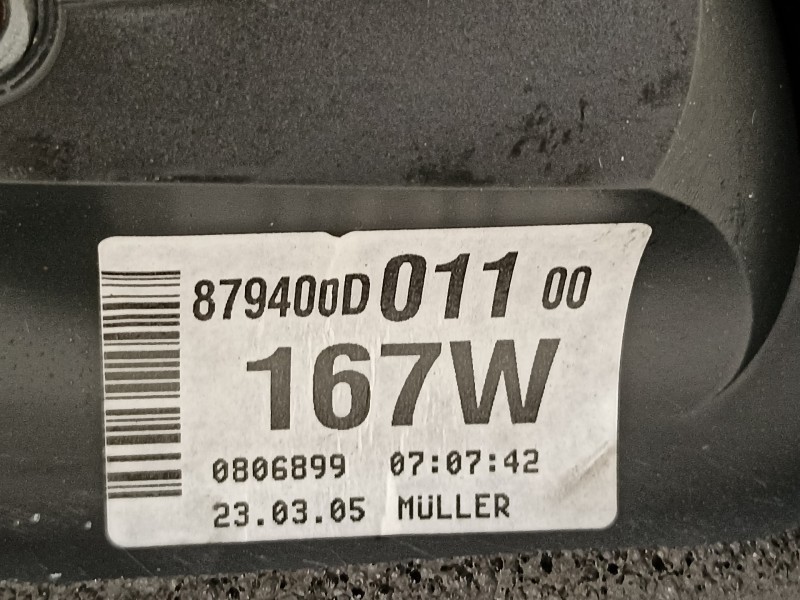 Recambio de retrovisor izquierdo para toyota yaris (ncp1/nlp1/scp1) 1.0 linea terra referencia OEM IAM 879400D01100  