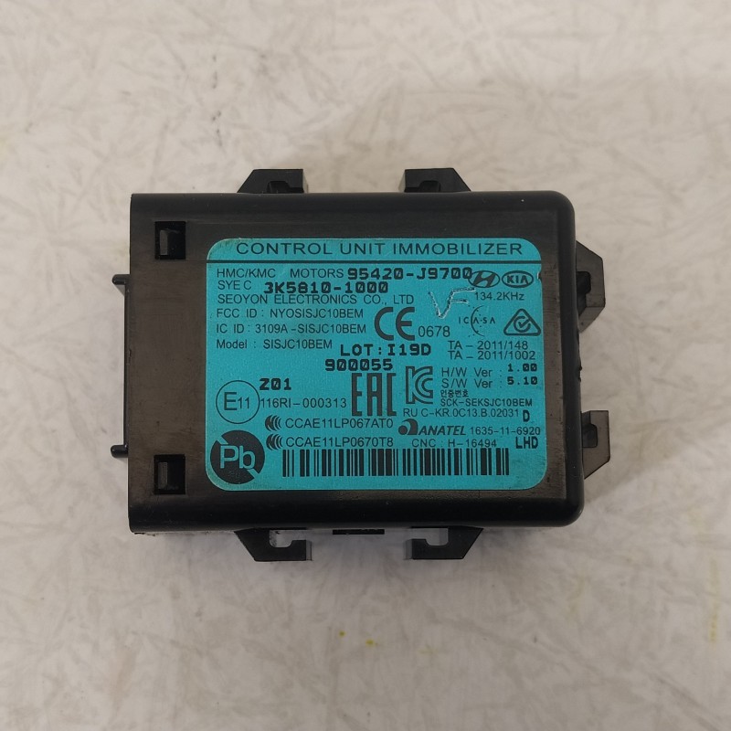 Recambio de modulo electronico para hyundai kona essence 2wd referencia OEM IAM 95420J9700 3K58101000 