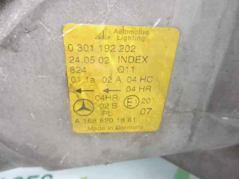Recambio de faro derecho para mercedes-benz clase a (w168) 170 cdi (168.009) referencia OEM IAM 0301192202 1688201861 