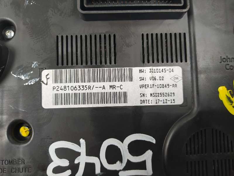 Recambio de cuadro instrumentos para renault megane iv berlina 5p zen referencia OEM IAM 248106335R  