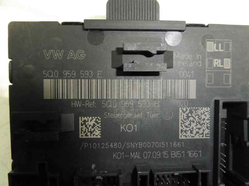 Recambio de modulo electronico para audi a3 sportback (8va) attraction referencia OEM IAM 5Q0959593E 5Q0959593B 