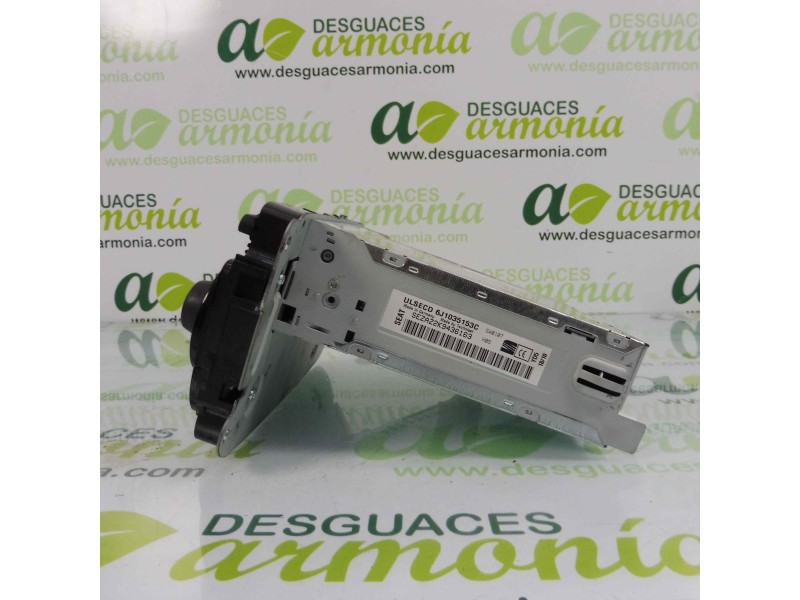 Recambio de sistema audio / radio cd para seat ibiza (6j5) reference referencia OEM IAM 6J1035153C  