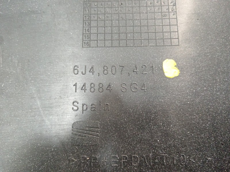 Recambio de paragolpes trasero para seat ibiza sc (6j1) ecomotive referencia OEM IAM 6J4807421  