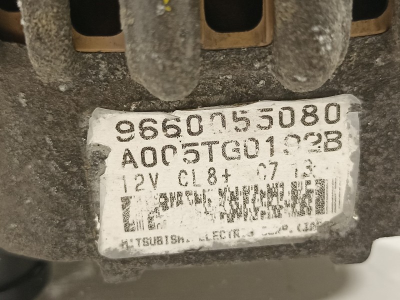 Recambio de alternador para citroën c2 vtr referencia OEM IAM 9660055080  