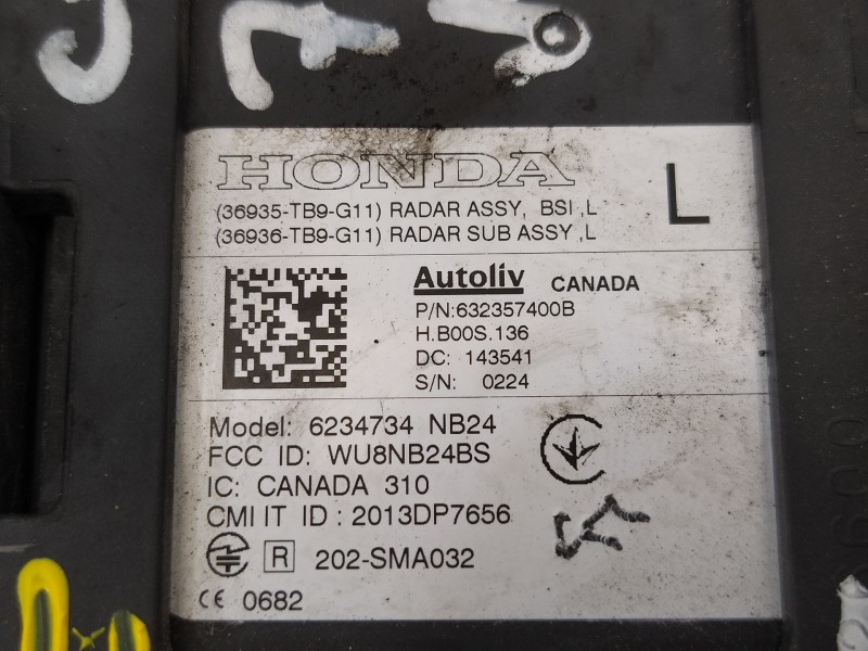 Recambio de modulo electronico para honda civic tourer (fk) comfort referencia OEM IAM 6234734NB24  