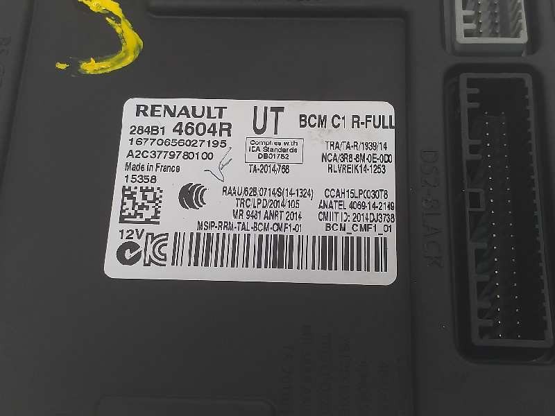 Recambio de caja reles / fusibles para renault megane iv berlina 5p zen referencia OEM IAM 284B14604R BCMC1R 