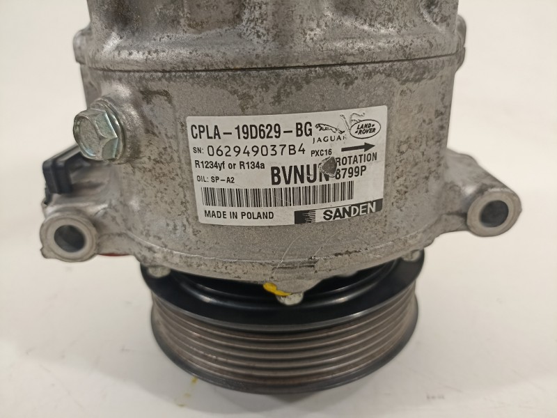 Recambio de compresor aire acondicionado para jaguar xe portfolio referencia OEM IAM CPLA19D629BG  