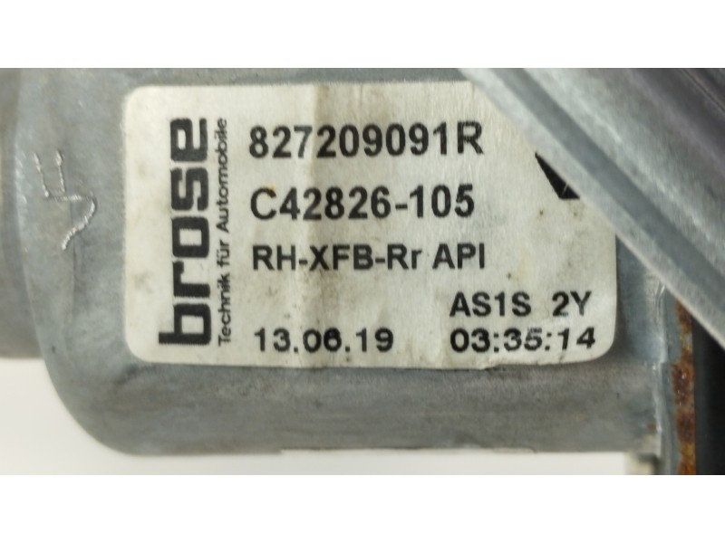 Recambio de elevalunas trasero derecho para renault megane iv sport tourer referencia OEM IAM 827209091R C42826105 402779C