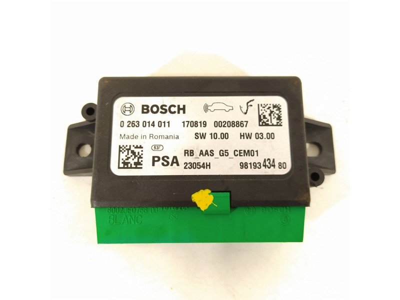 Recambio de modulo electronico para citroën c-elysée shine referencia OEM IAM 9819343480 0263014011 