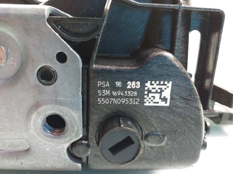 Recambio de cerradura puerta trasera derecha para citroën c-elysée exclusive referencia OEM IAM 9819026380 2707701990 5507N0953I