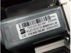 Recambio de elevalunas delantero derecho para seat leon (1p1) reference copa referencia OEM IAM 1P0837402AB 1T0959702AF  2