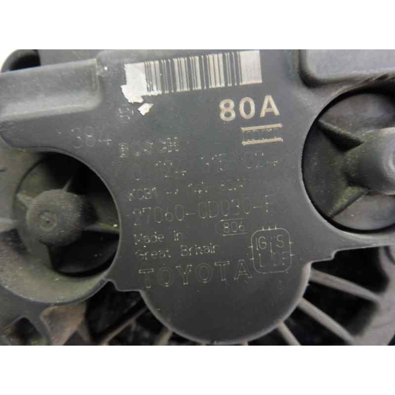 Recambio de alternador para toyota avensis berlina (t25) 1.8 sol sedán (4-ptas.) referencia OEM IAM 270600D030 0124315024 