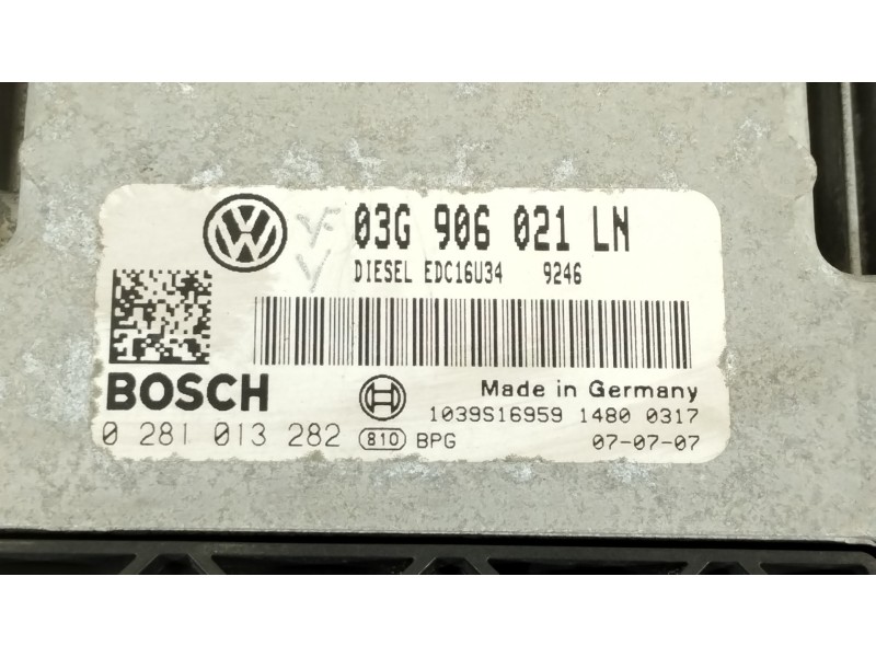 Recambio de centralita motor uce para seat altea (5p1) arena referencia OEM IAM 03G906021LN 0281013282 