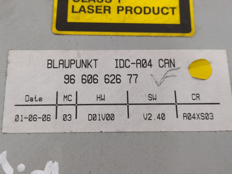 Recambio de sistema audio / radio cd para peugeot 307 cc (s2) sport referencia OEM IAM 9660662677  