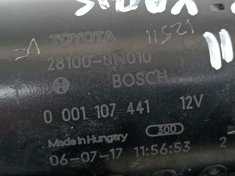 Recambio de motor arranque para toyota yaris (ksp9/scp9/nlp9) básico referencia OEM IAM 281000N010  