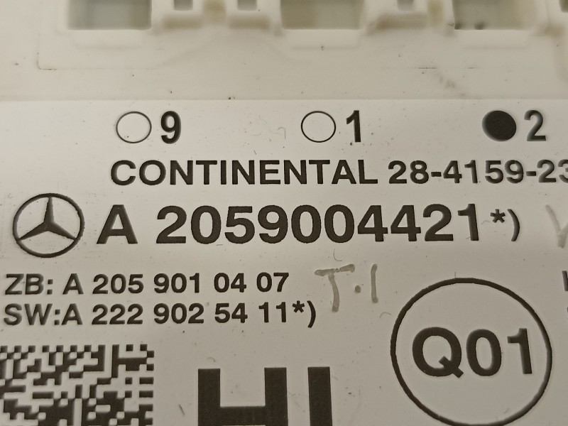 Recambio de modulo electronico para mercedes-benz clase c (w205) familiar c 220 t cdi bluetec edition 1 (205.204) referencia OEM