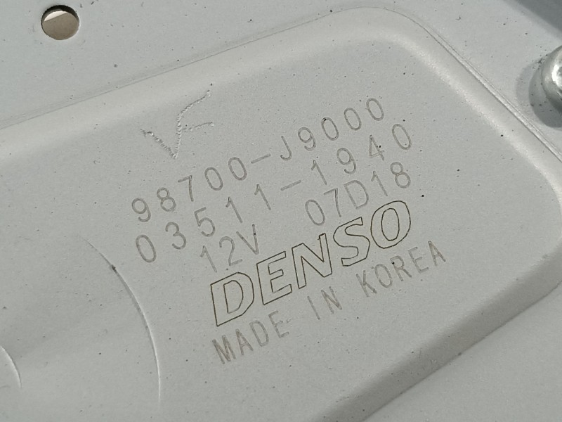 Recambio de motor limpia trasero para hyundai kona klass hybrid 2wd referencia OEM IAM 98700J9000  