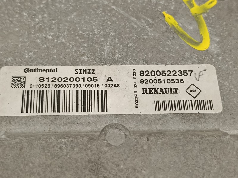 Recambio de centralita motor uce para renault clio iii emotion referencia OEM IAM 8200522357 S120200105 