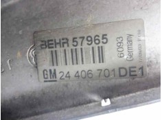 Recambio de intercooler para opel zafira a design edition referencia OEM IAM 24406701 57965  2