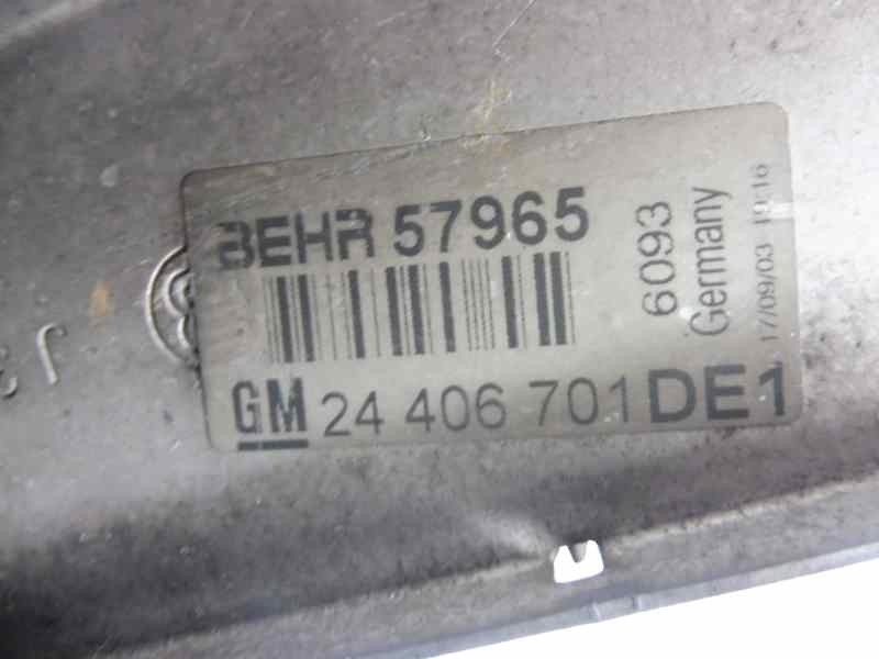 Recambio de intercooler para opel zafira a design edition referencia OEM IAM 24406701 57965 