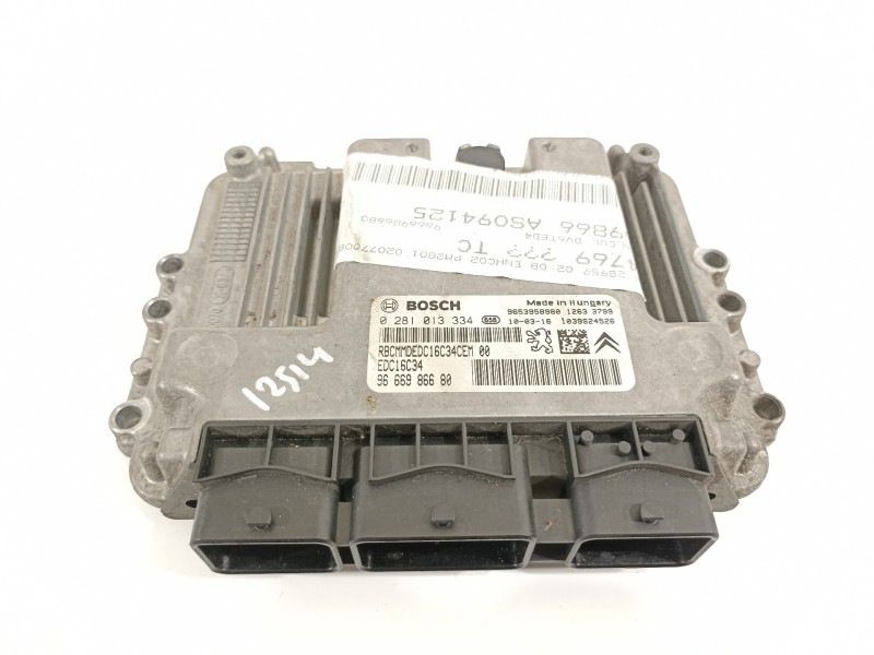 Recambio de centralita motor uce para peugeot 5008 sport pack referencia OEM IAM 966986680 9653958980 0281013334