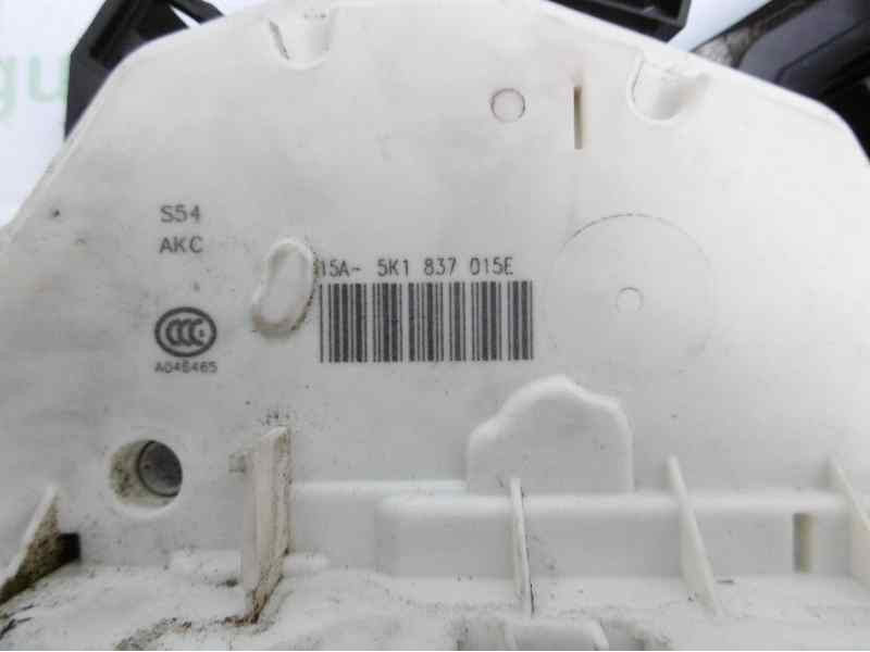 Recambio de cerradura puerta delantera izquierda para seat leon (5f1) style connect plus referencia OEM IAM 5K1837015E  