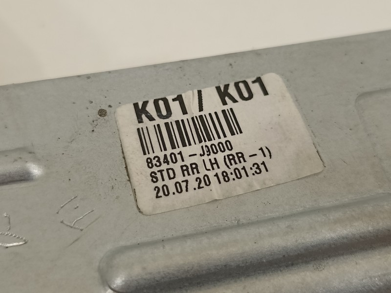 Recambio de elevalunas trasero izquierdo para hyundai kona klass hybrid 2wd referencia OEM IAM 83401J9000 82460J9000 82460J9000