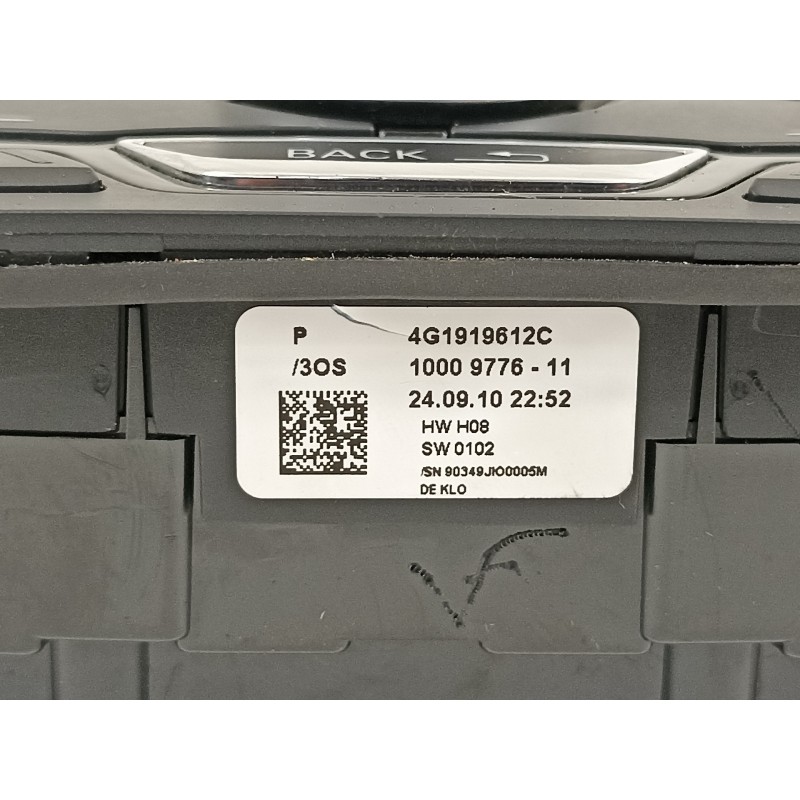 Recambio de mando multifuncion para audi a7 sportback (4ga) 3.0 tdi clean diesel quattro referencia OEM IAM 4G1919612C  
