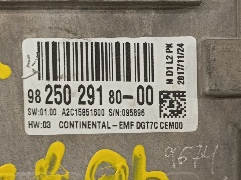 Recambio de pantalla multifuncion para peugeot 2008 (--.2013) active referencia OEM IAM 9825029180  