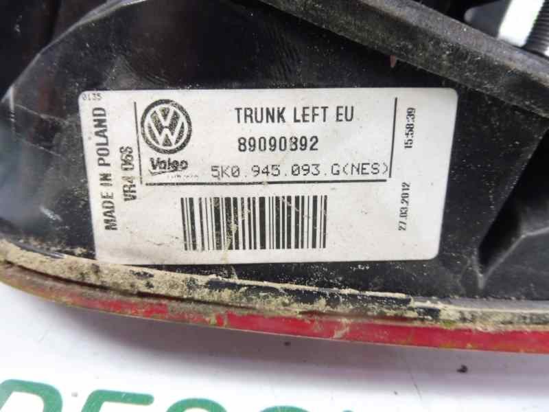 Recambio de piloto trasero izquierdo en porton para volkswagen golf vi (5k1) advance bluemotion referencia OEM IAM 5K0945093G  