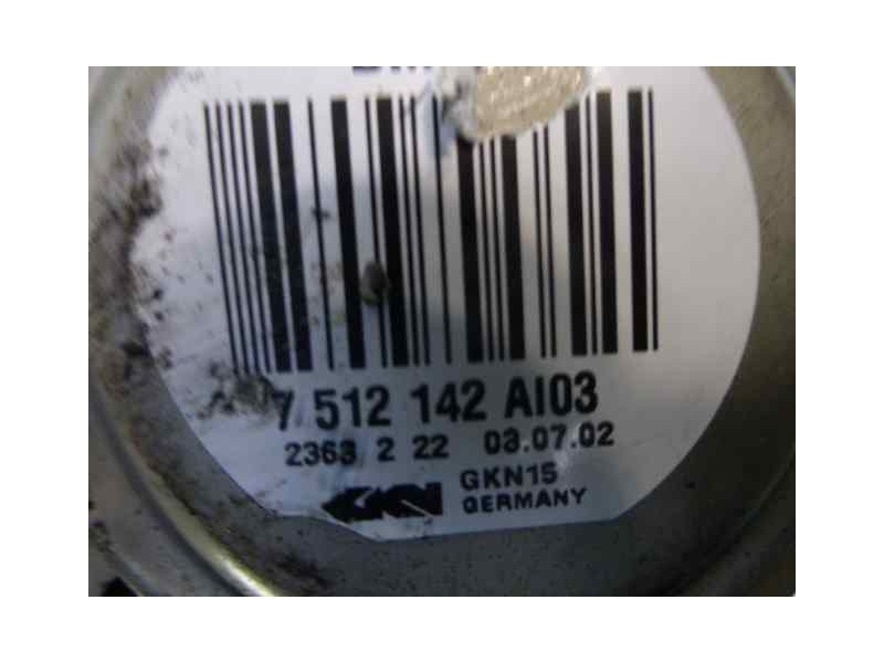 Recambio de transmision trasera derecha para bmw serie 3 berlina (e46) 320d referencia OEM IAM 7512142AI03  