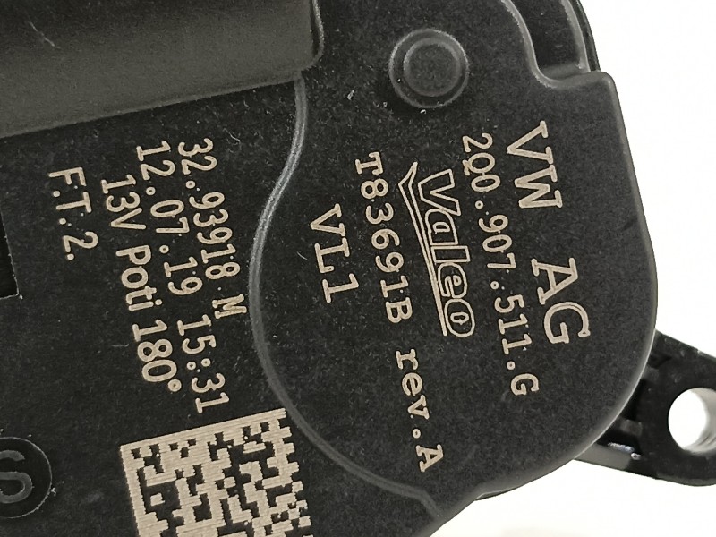 Recambio de motor apertura trampillas climatizador para volkswagen t-roc advance referencia OEM IAM 2Q0907511G  