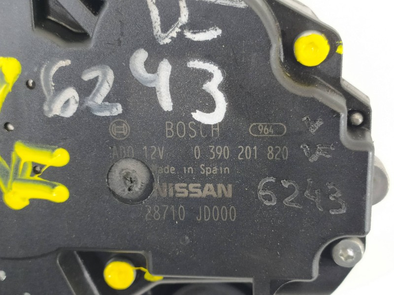 Recambio de motor limpia trasero para nissan qashqai (j10) tekna premium referencia OEM IAM 28710JD000 0390201820 