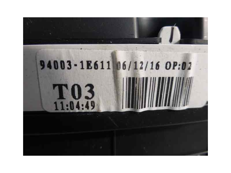 Recambio de cuadro instrumentos para hyundai accent (mc) gl referencia OEM IAM 940031E611  