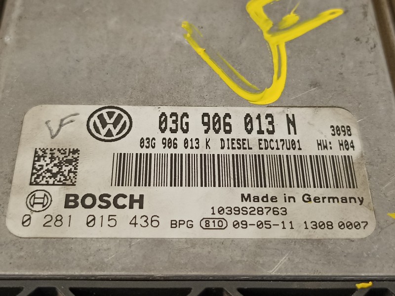 Recambio de centralita motor uce para seat ibiza (6j5) reference referencia OEM IAM 03G906013N  