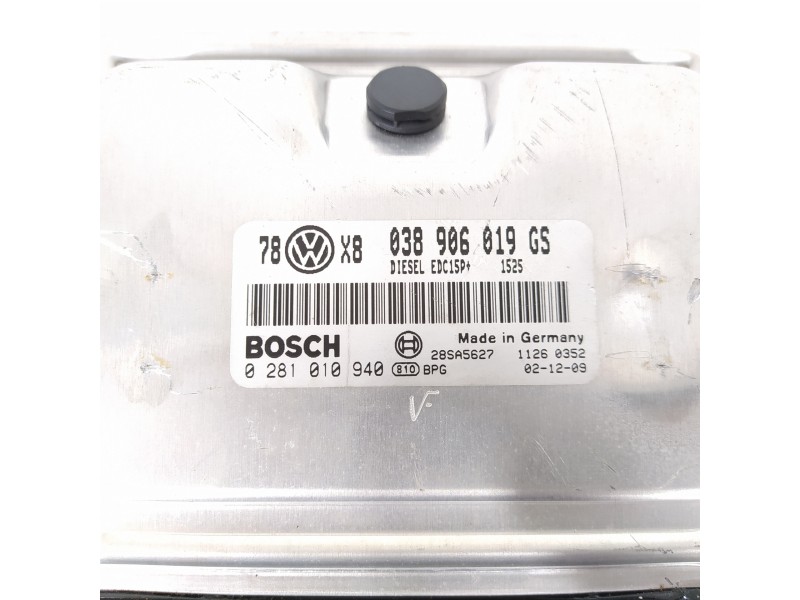Recambio de centralita motor uce para volkswagen passat berlina (3b3) advance referencia OEM IAM 038906019GS 0281010940 