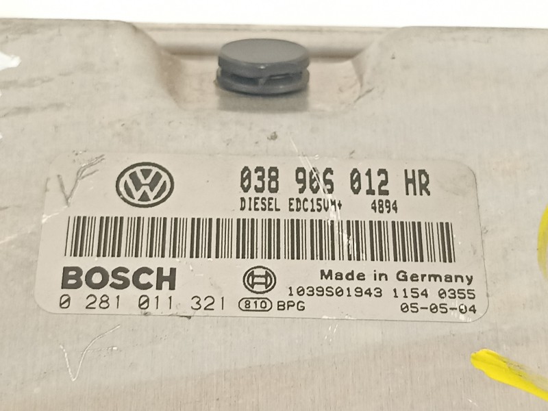 Recambio de centralita motor uce para skoda fabia (6y2/6y3) classic referencia OEM IAM 038906012HR 0281011321 